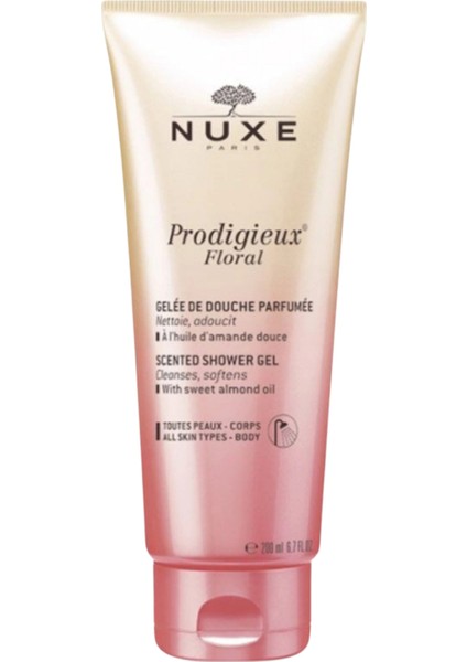 Prodigieux Floral Duş Jeli 200 ml + Dezenfektan Hediyeli - %72 Alkol
