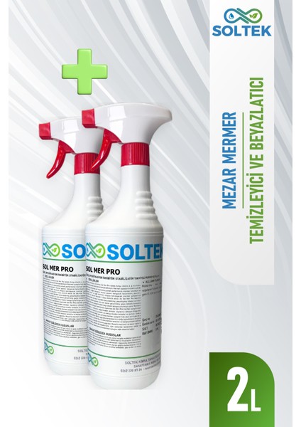 Mezar Mermer Temizleme ve Bakımı- Sol Mer Pro (2 Adet)