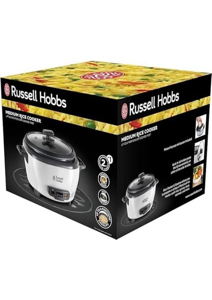 Hobbs Orta Boy Pirinç Pişirici, Paslanmaz Çelik/beyaz, Yapışmaz Kaplama, Bulaşık Makinesinde Yıkanabilir, 300 Watt) 27030-56, Bir Seferde 6 Porsiyon (Porsiyon Başına 200 Grama Kadar) fiyatları