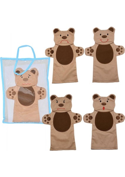 AND-5005 Yüz İfadeleri Kukla Seti 6'Lı -Anadolu