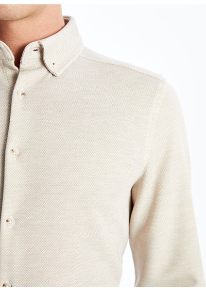 Yeni Sezon Slim Fit Uzun Kollu Erkek Gömlek modelleri