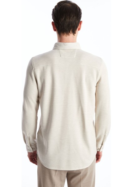 Yeni Sezon Slim Fit Uzun Kollu Erkek Gömlek fırsatları