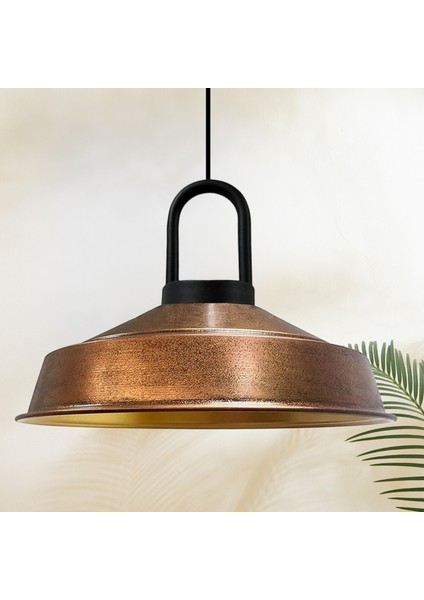 Patina Asaletli Kilit Kafa Tekli Avize Retro Sarkıt Ofis Showroom Salon Mutfak Avizeleri