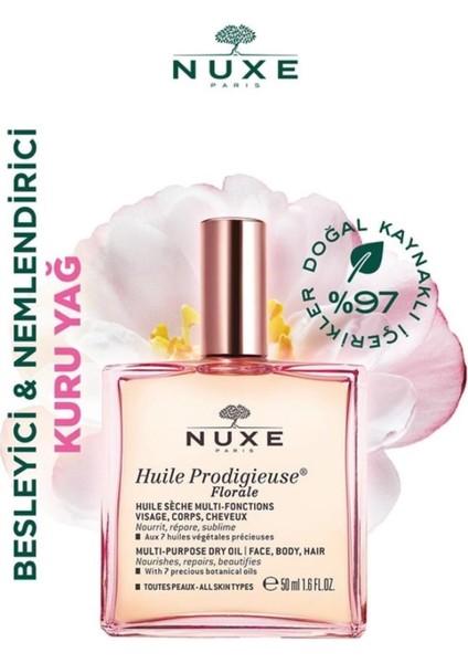 Huile Prodigieuse Floral Kuru Yağ 50 ml