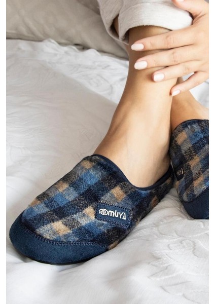 Merida 31901-030 Kadın Kışlık Ev Terliği Lacivert 36-40