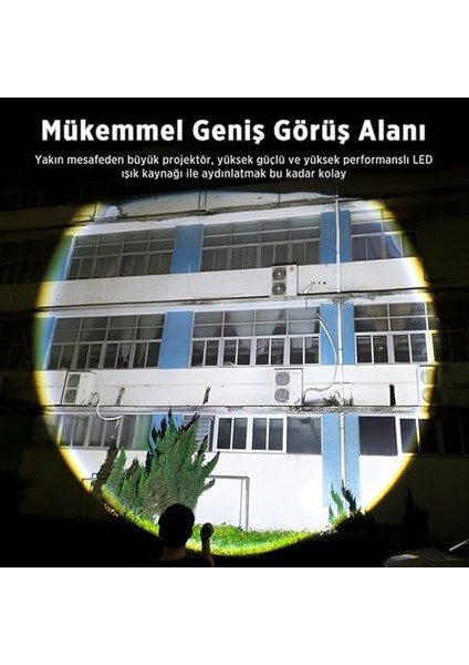 SFL2203 450 Lümen 5W LED El Teleskopik Zoom Sos Modlu Metal Gövdeli Şarj Edilebilir Uzun Menzilli fiyatları