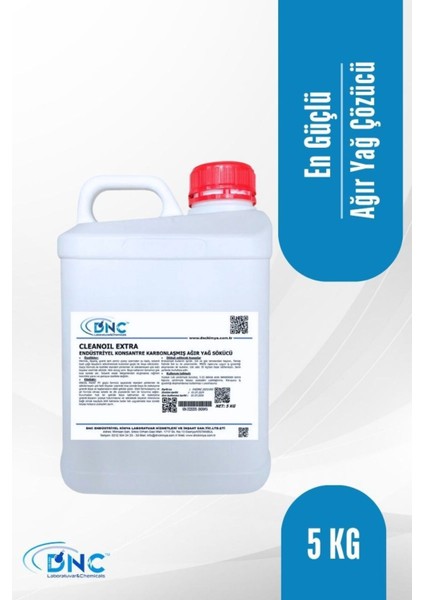 Ağır Yağ Çözücü Izgara, Aspiratör, Fırın ve Ocak Temizleyiciko Cleanoil Extra- 5 Litre