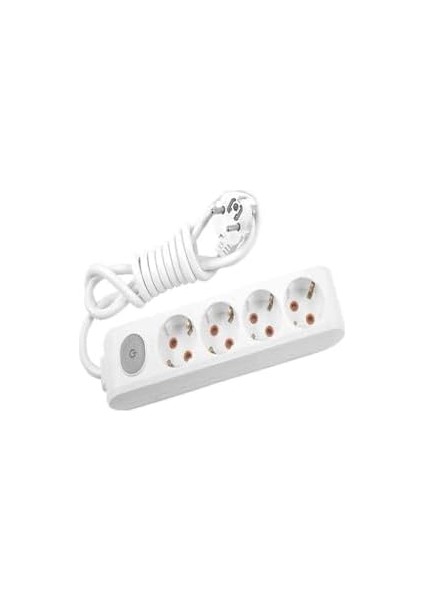 Multi-Let Dörtlü Priz Anahtarlı Topraklı Kablolu Çocuk Korumalı 2 mt modelleri