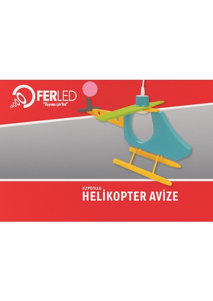 3 Renk Seçenekli Çocuk ve Bebekler Için Helikopter Avize fırsatları