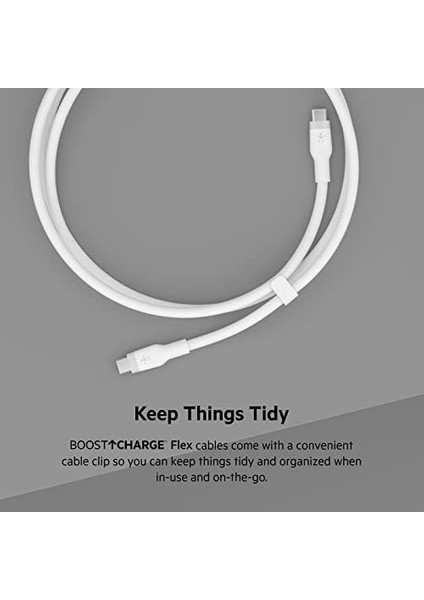 Boostcharge Silikon USB Tip C - C Kablo (2m/6,6ft), Usb-If Sertifikalı Güç Dağıtımı Pd Hızlı Şarj Kablosu fiyatları