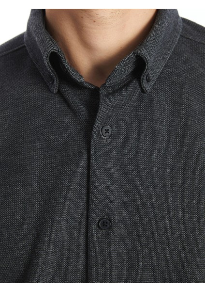 Yeni Sezon Slim Fit Uzun Kollu Erkek Gömlek modelleri