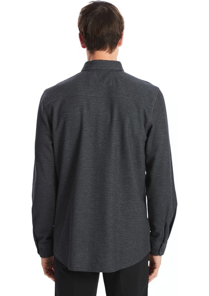 Yeni Sezon Slim Fit Uzun Kollu Erkek Gömlek fırsatları