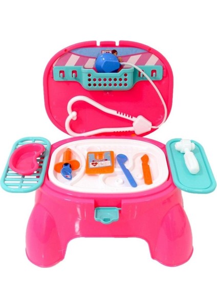 573-BP LITTLE NURSE OYUN TABURESİ DOKTOR SET KIZ(Ürün oyuncaktır) fiyatları