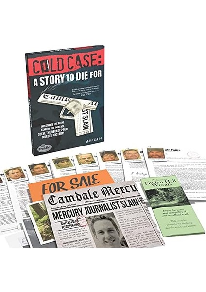 Soğuk Dava: Ölmek Için Bir Hikaye - Çağlar Için Bir Kutuda Bir Cinayet Gizemi Oyunu 14 ve Yukarı modelleri