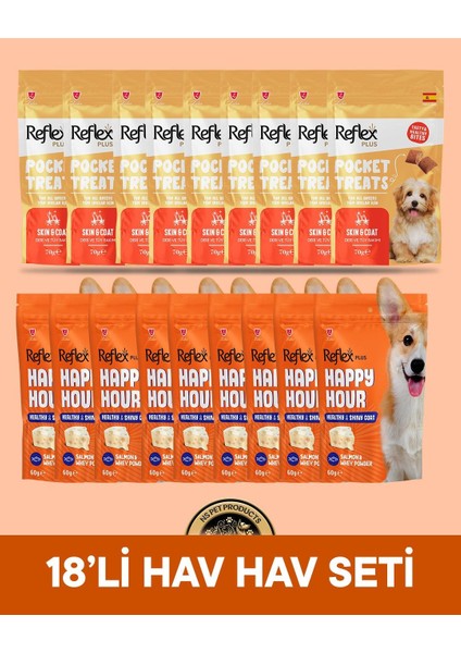 Plus Pocket Treats-Happy Hour Köpek Maması 18'li Havhav Set - 3