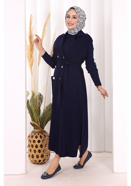 Triko Yelek 18336 Lacivert modelleri