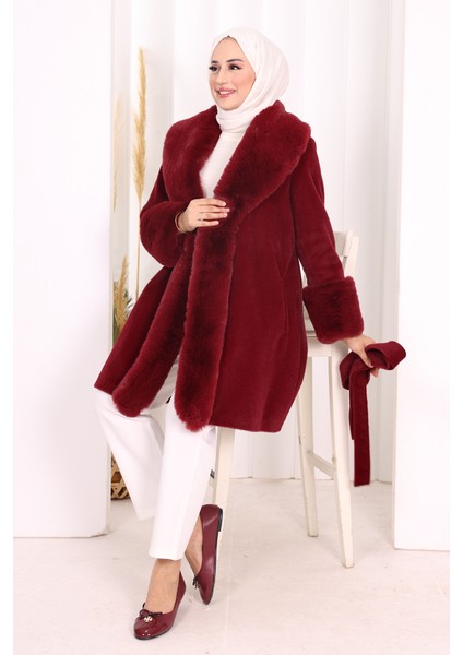 Kürklü Kaban 70062 Bordo fırsatları
