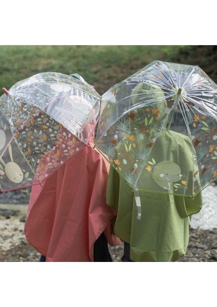 Çocuk Panço Yağmurluk - Pofuduk Tavşan