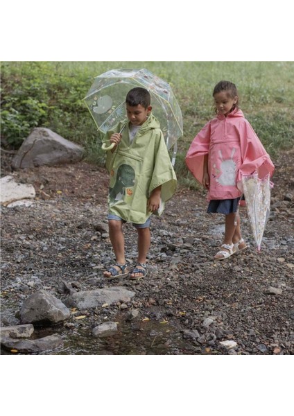 Çocuk Panço Yağmurluk - Pofuduk Tavşan