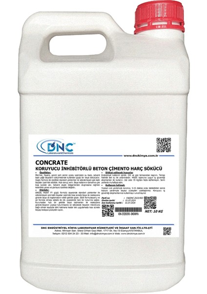 Konsantre Beton Harç Sökücü Concrate 10KG