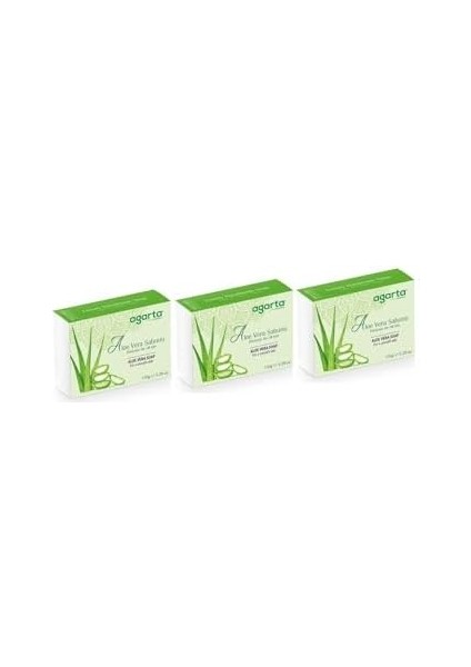 Doğal Aloe Vera Sabunu 150 gr x 3 Adet