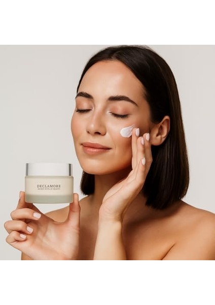 Declamore Yaşlanma Karşıtı Anti-Aging Kolajen Yüz Kremi, Hyalüronik Asit, Niacinamide, Toparlayıcı ve Siyah Nokta Giderici, Akne Önleyici ve Gözenek Sıkılaştırıcı
