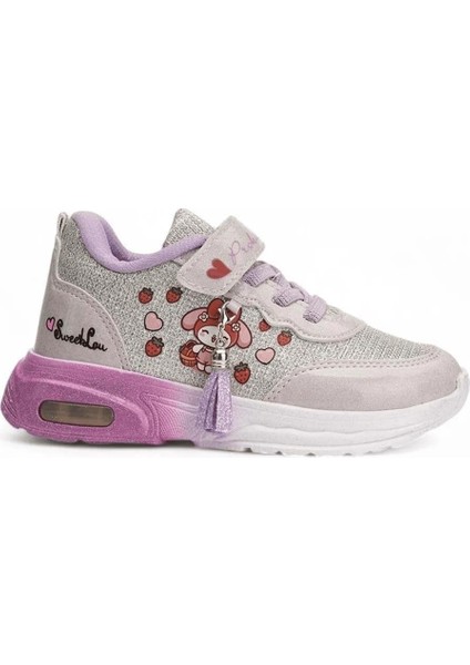 Bebe Işıklı Cırtlı Sneaker Spor Ayakkabı