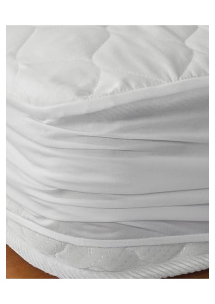 Plump Pamuk Sıvı Geçirmez Çift Kişilik Yatak Alez Beyaz fiyatları