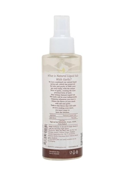 Mayi Tuz Mayi Artisan Sarımsaklı Sıvı Tuz 150 ml