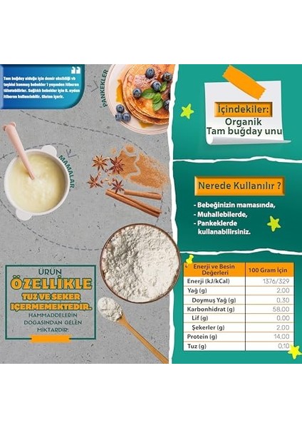 Makarna Lütfen! Organik Tam Buğday Unu (250 Gram) fiyatları