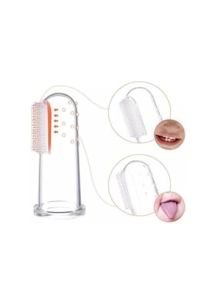 Optana 0-3 Yaş Yumuşak Silikon Bebek Damak Diş Kaşıyıcı Parmak Diş Fırçası Bebek Diş Fırçası Finger Brush modelleri