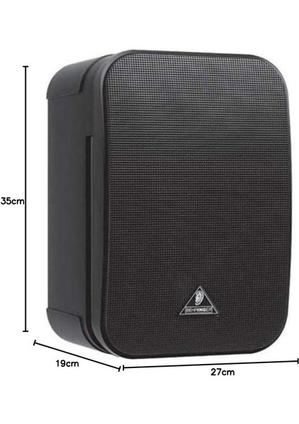 1c Yollu Ultra Kompakt Monitör Hoparlörü, Siyah fiyatları