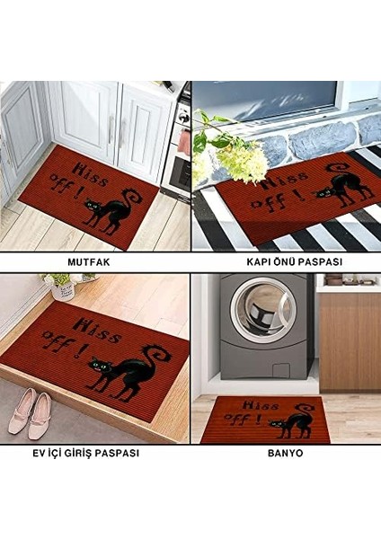 Tasarımlı Dekoratif Kapı Önü Paspas, Dış Mekan/ev Içi/ /mutfak/yatak Odası/giriş Paspasları (Kiss Of, 45X70) fiyatları