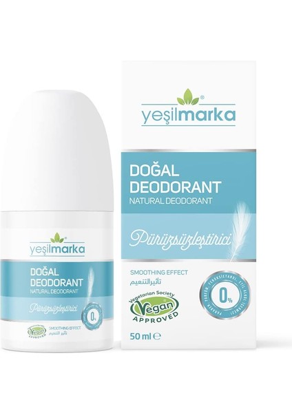 Yeşilmarka Natural Deodorant - Smoothing (Feather Reducer)