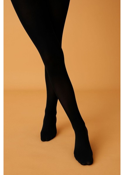 Siyah Cotton Kadın Külotlu Çorap Pamuklu & Mat 60 Den Pantyhose fiyatları