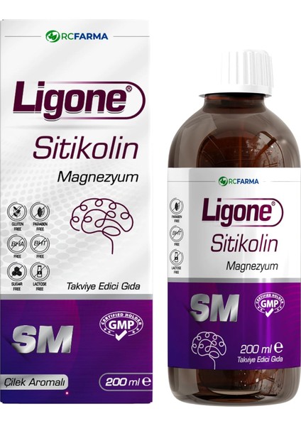 Rc Farma Ligone Sitikolin Magnezyum 200 ml fiyatları