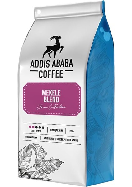 Addis Ababa Coffee - Mekele Blend Kahve 1000 Gr. (Kavrulmuş Çekirdek)