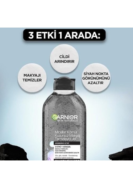 Garnier Micellar Kömür Kusursuz Makyaj Temizleyici Jel (400 Ml) fiyatları