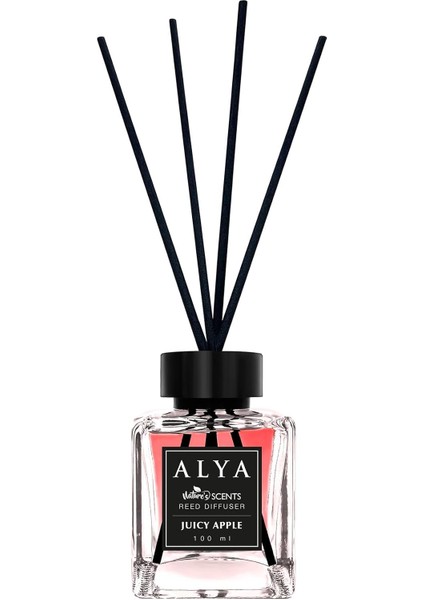Alya Nature's Scents Juicy Apple Bambu Çubuklu Oda Kokusu- Elma Kokusu modelleri
