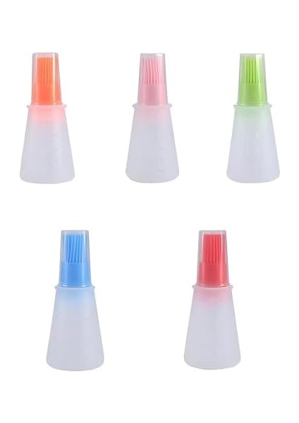 2’li Silikon Fırçalı Yağdanlık – Mililitrelik Ölçülü, Damlama Yapmaz Yağ Şişesi Seti | Mutfak, Barbekü, Kamp ve Piknik Için Uygun modelleri