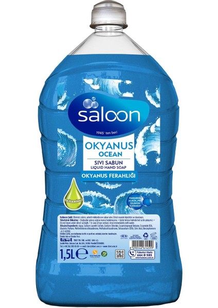 Saloon Sivi Sabun Okyanus Ferahliği 1,5l
