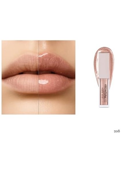 Alıx Avıen Maxivolumizer Lipgloss 208 - Sparkling Glaze - Kalıcı ve Nemlendirici Ruj - Dolgunlaştırıcı Etki fiyatları