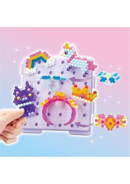 31914 AquaBeads Çantalı Delüks Set 1400 parça +4 yaş modelleri