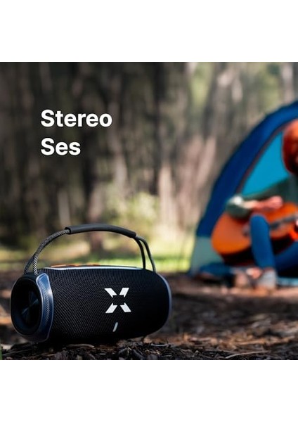 Smart Bluetooth Hoparlör Rgb Taşınabilir Kablosuz Tws Boombox (Siyah) X6701 fiyatları