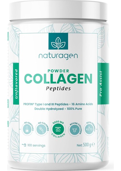 Naturagen Collagen Hydrolyzed Collagen 500G fiyatları