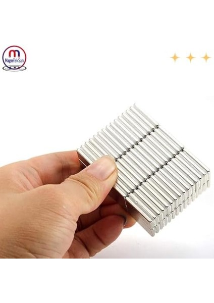 Magneteksan Mıknatıs Dikdörtgen 20X10X2 mm (5 Adet Set) modelleri