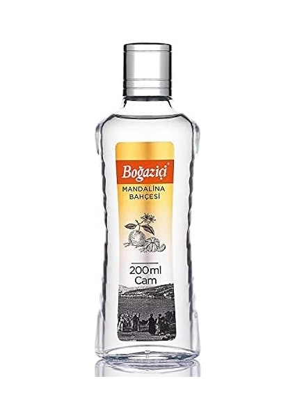 Boğaziçi Kolonya Mandalina Cam Şişe 200 Ml.