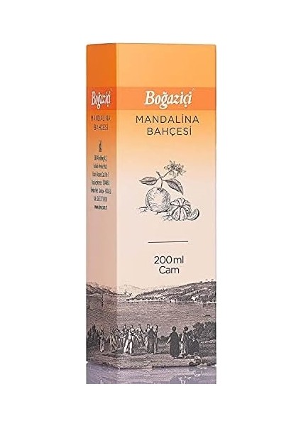 Boğaziçi Kolonya Mandalina Cam Şişe 200 Ml. modelleri