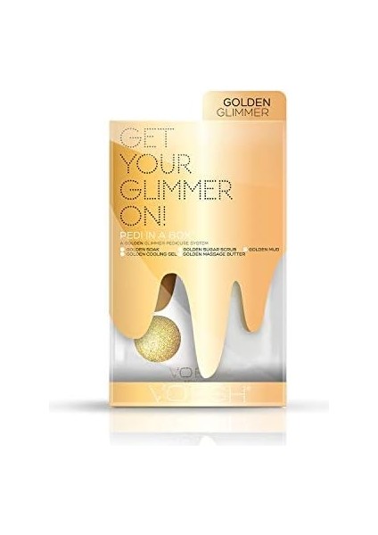 Voesh Pedi In A Box Glimmer 5 Adımlı Pedikür Seti Altin modelleri