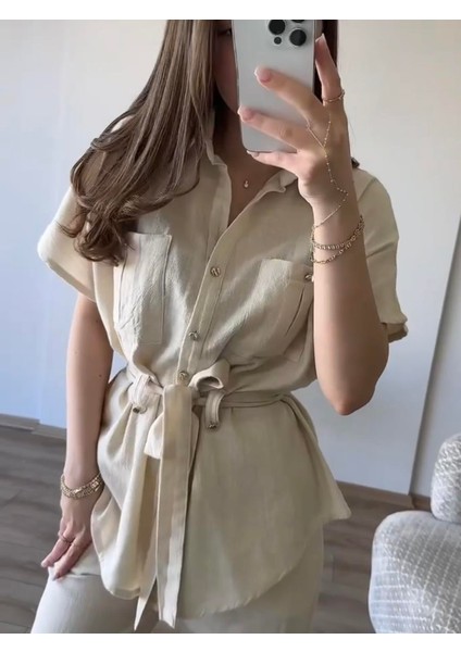 Kemerli Keten Takım - Taş modelleri